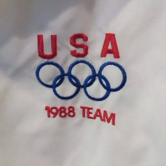 Vintage 1988 Olympic Jacket USA Men's Extra Large Bomber